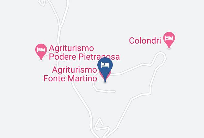 Pisa - Agriturismo Fonte Martino Maps