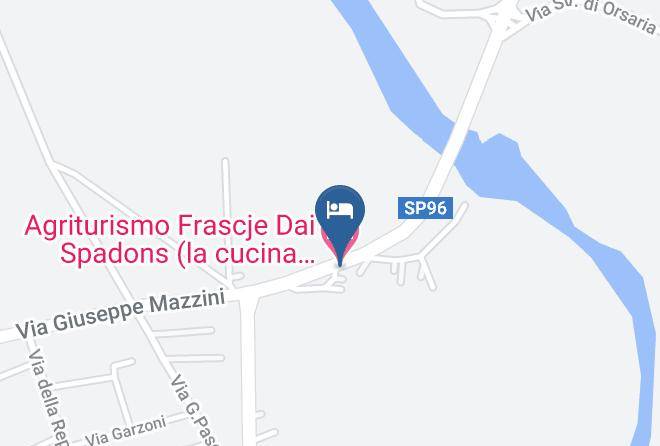 Udine - Agriturismo Frascje Dai Spadons Maps