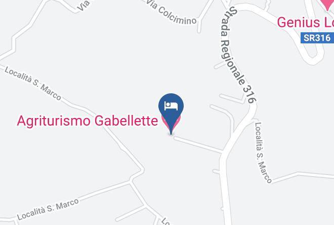 Perugia - Agriturismo Gabellette Maps