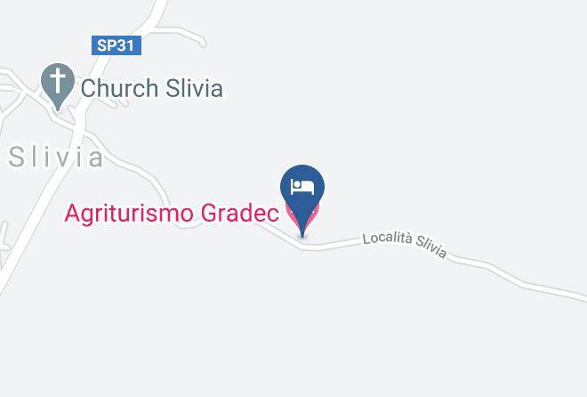 Trieste - Agriturismo Gradec Maps