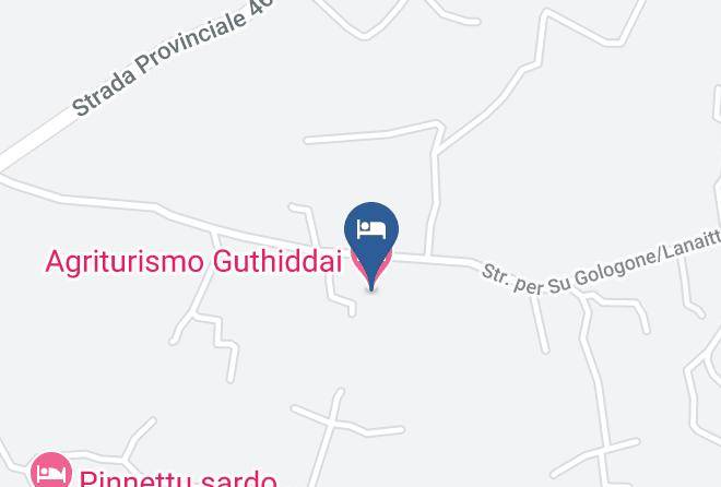 Nuoro - Agriturismo Guthiddai Maps