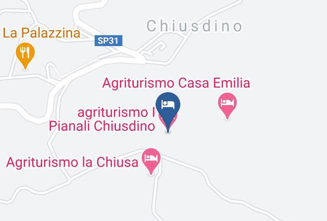 Siena - Agriturismo I Pianali Chiusdino Maps