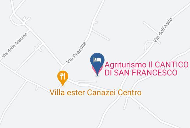 Perugia - Agriturismo Il Cantico Di San Francesco Maps