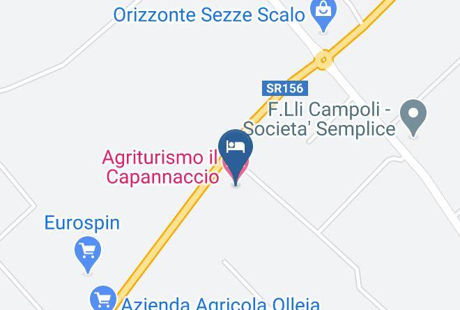 Latina - Agriturismo Il Capannaccio Maps