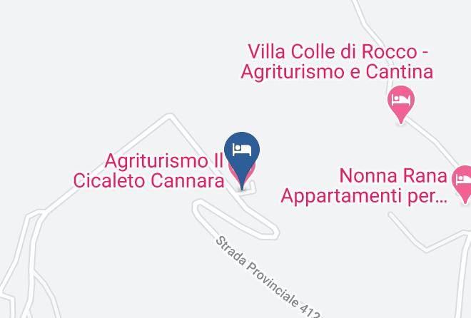 Perugia - Agriturismo Il Cicaleto Cannara Maps