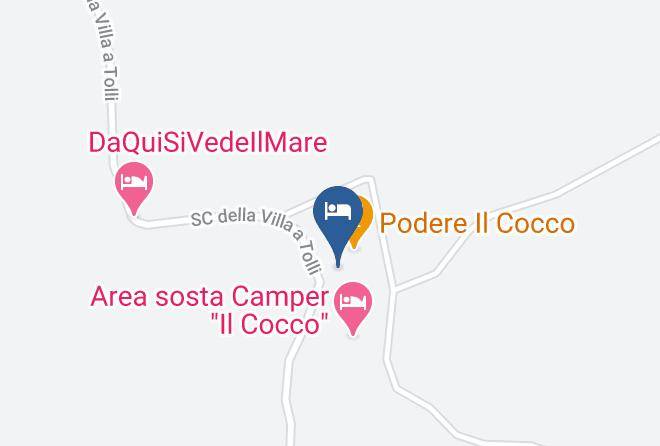 Siena - Agriturismo Il Cocco Maps
