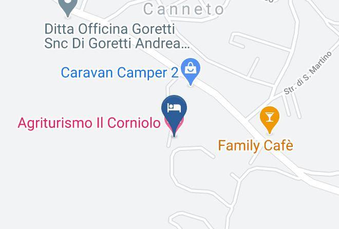 Perugia - Agriturismo Il Corniolo Maps