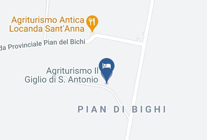 Grosseto - Agriturismo Il Giglio Di S Antonio Maps