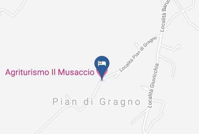 Lucca - Agriturismo Il Musaccio Maps