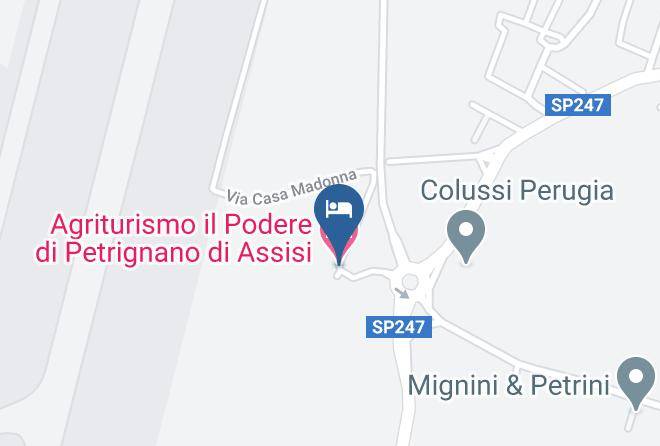 Perugia - Agriturismo Il Podere Di Petrignano Di Assisi Maps