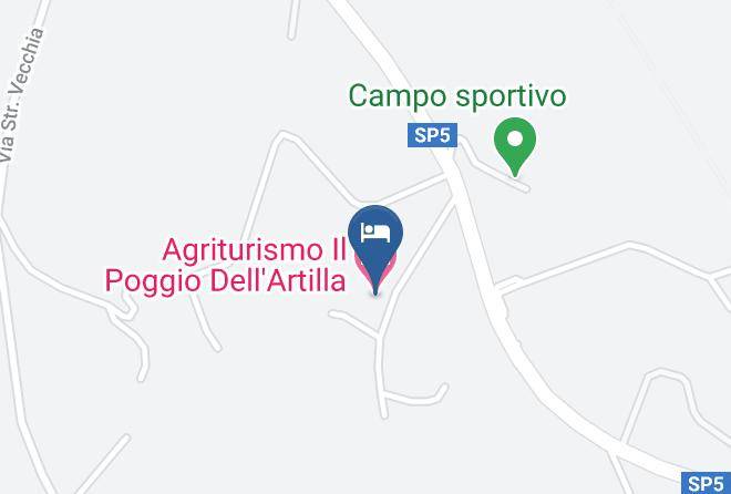 Viterbo - Agriturismo Il Poggio Dell'artilla Maps