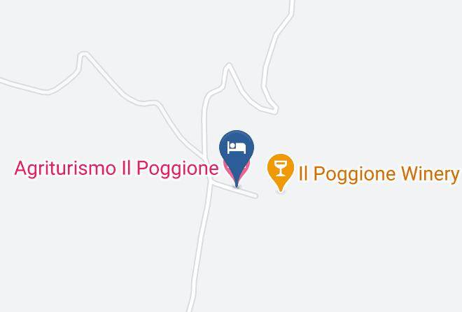 Siena - Agriturismo Il Poggione Maps