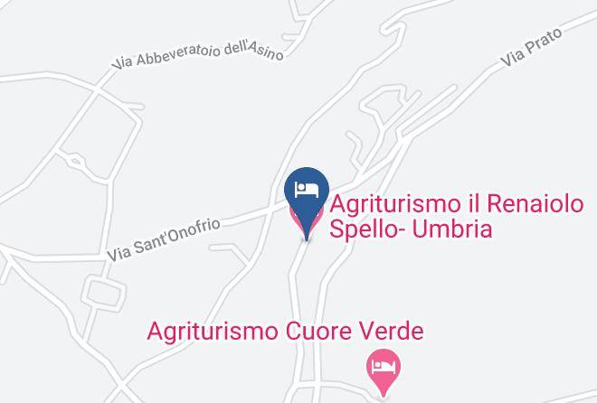 Perugia - Agriturismo Il Renaiolo Spello Umbria Maps