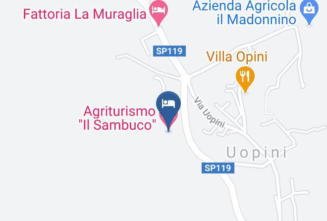 Siena - Agriturismo Il Sambuco Maps