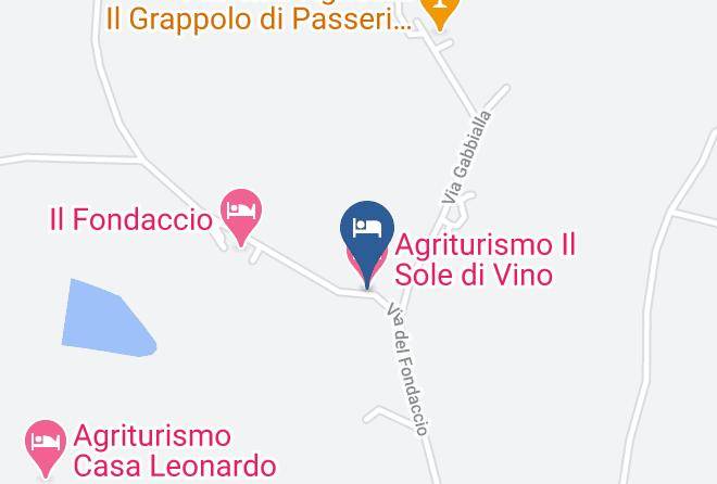 Florence - Agriturismo Il Sole Di Vino Maps