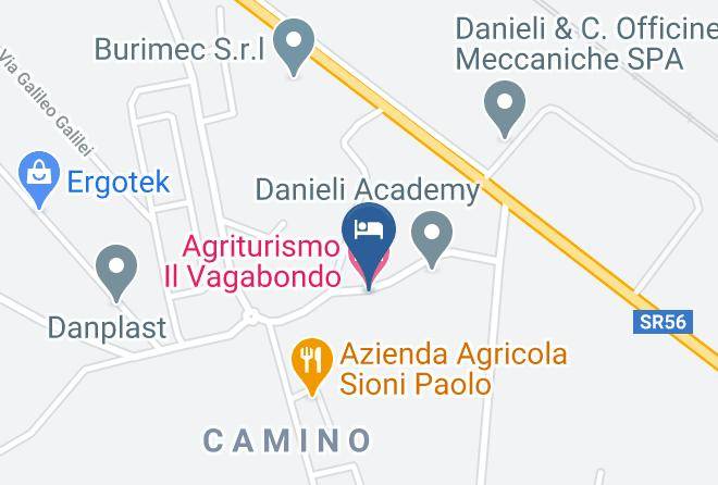 Udine - Agriturismo Il Vagabondo Maps