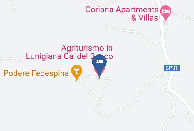 Massa Carrara - Agriturismo In Lunigiana Ca' Del Bosco Maps