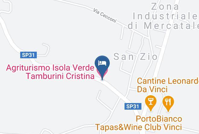 Florence - Agriturismo Isola Verde Tamburini Cristina Maps