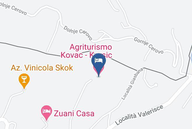 Gorizia - Agriturismo Kovac Korsic Maps