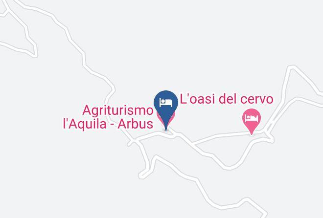 Province Of South Sardinia - Agriturismo L'aquila Arbus Maps