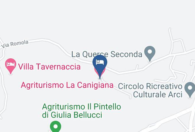 Florence - Agriturismo La Canigiana Maps