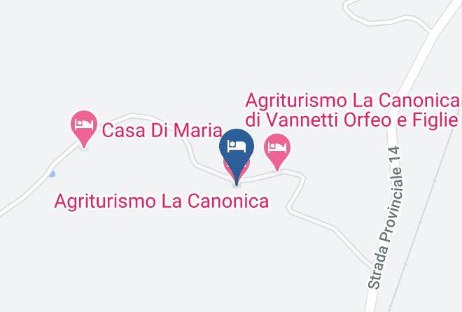 Siena - Agriturismo La Canonica Maps