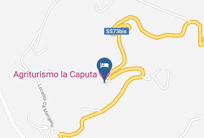 Pesaro And Urbino - Agriturismo La Caputa Maps