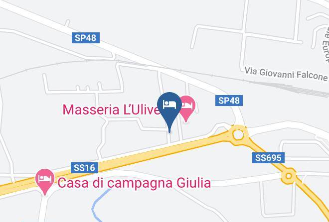 Lecce - Agriturismo La Carcara Maps