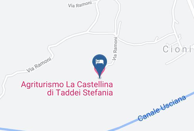 Florence - Agriturismo La Castellina Di Taddei Stefania Maps