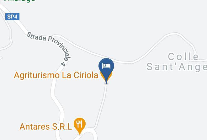 Terni - Agriturismo La Ciriola Maps