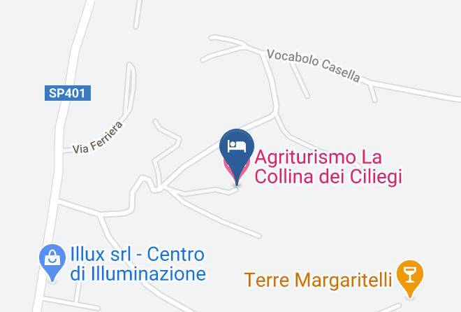 Perugia - Agriturismo La Collina Dei Ciliegi Maps