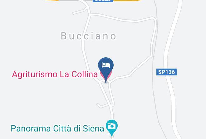 Siena - Agriturismo La Collina Maps