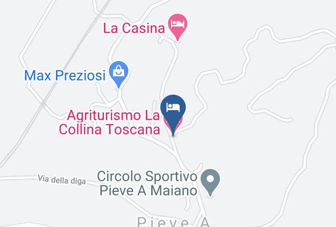 Arezzo - Agriturismo La Collina Toscana Maps