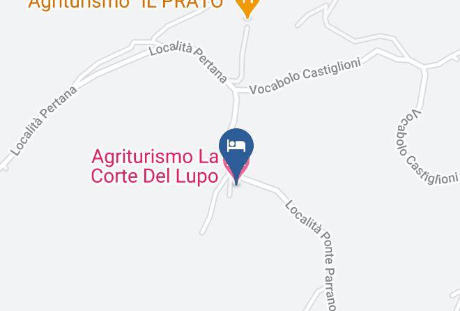 Perugia - Agriturismo La Corte Del Lupo Maps