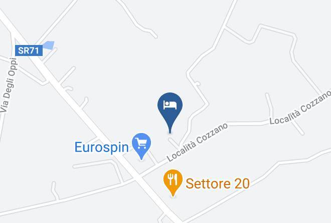 Arezzo - Agriturismo La Crosticcia Maps