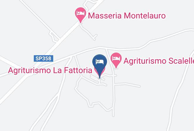 Lecce - Agriturismo La Fattoria Maps