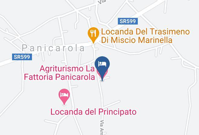 Perugia - Agriturismo La Fattoria Panicarola Maps