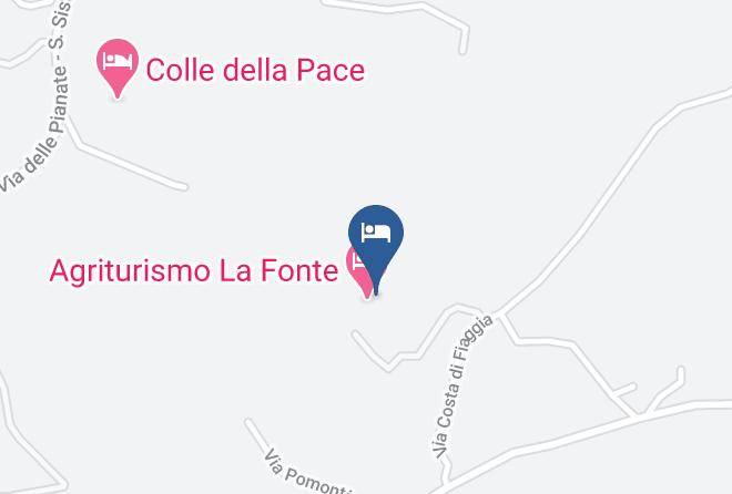 Perugia - Agriturismo La Fonte Maps