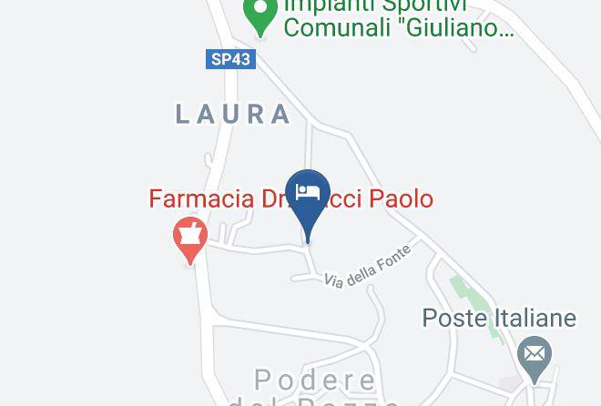 Pisa - Agriturismo La Fonte Toscana Maps