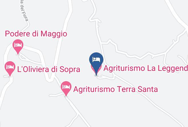 Grosseto - Agriturismo La Leggenda Maps