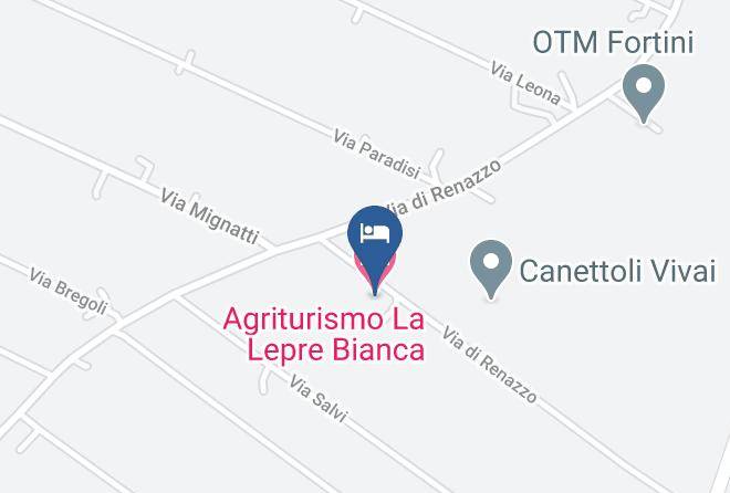Ferrara - Agriturismo La Lepre Bianca Maps