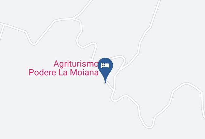 Siena - Agriturismo La Moiana 1756 Maps