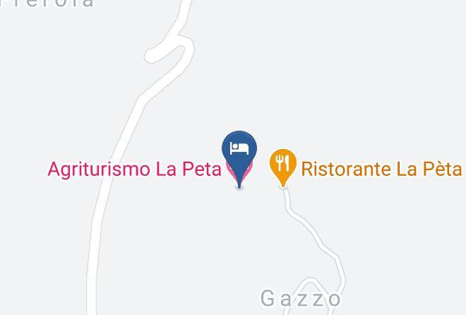 Bergamo - Agriturismo La Peta Maps