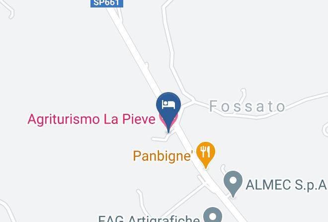 Cuneo - Agriturismo La Pieve Maps