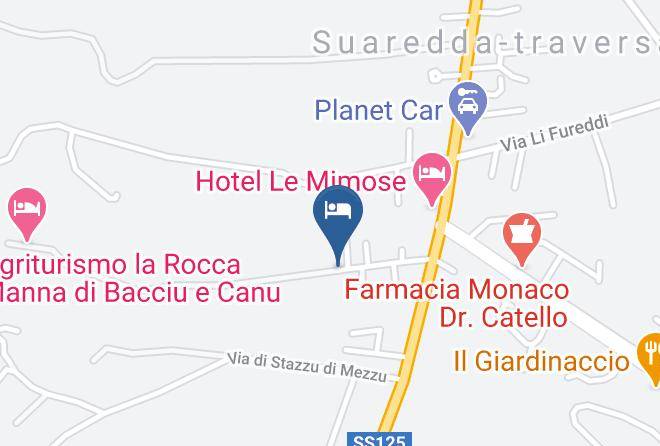 Sassari - Agriturismo La Rocca Manna Maps