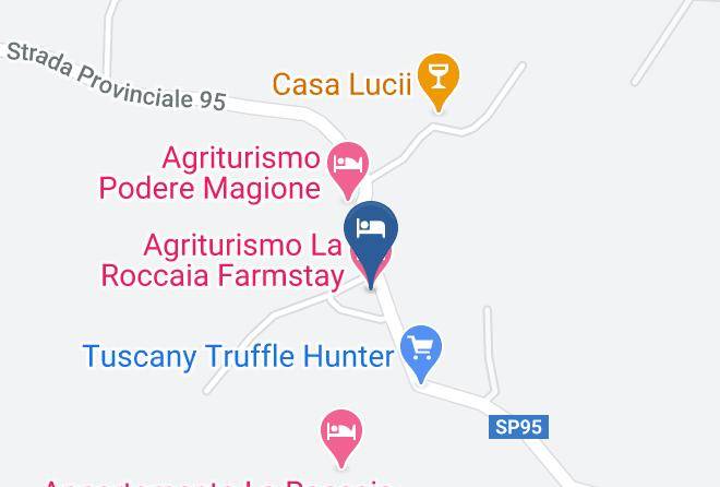 Siena - Agriturismo La Roccaia Farmstay Maps