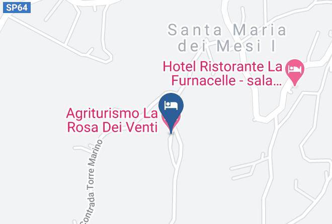 Chieti - Agriturismo La Rosa Dei Venti Maps