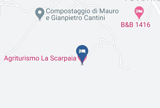 Arezzo - Agriturismo La Scarpaia Maps
