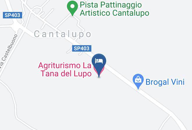 Perugia - Agriturismo La Tana Del Lupo Maps
