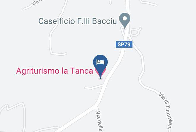 Sassari - Agriturismo La Tanca Maps